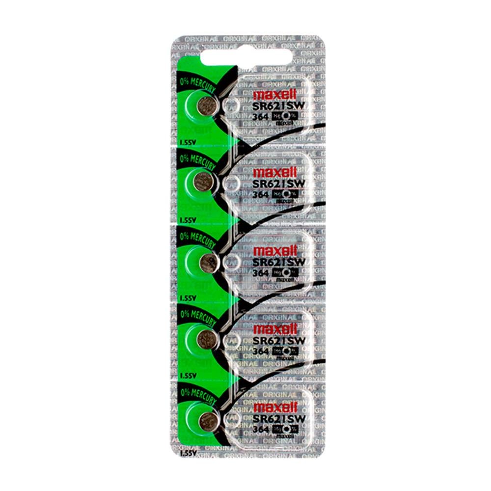 Bateria 364 621 Sr621sw 1.55v Cartela Com 20 Unidades Maxell