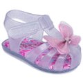 Kit Sandalia Infantil Mimo Glitter Prata 6 Pares - Numeração 02 A 04