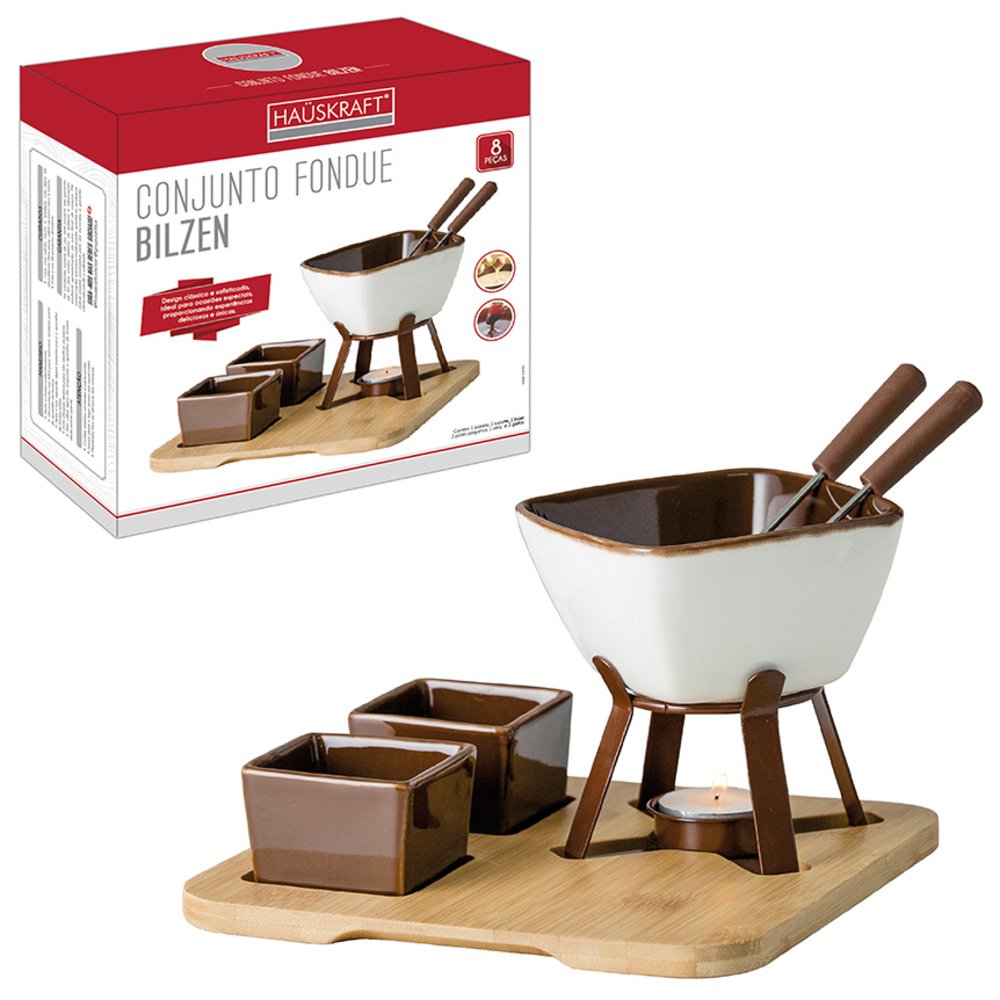 Conjunto Fondue Bilzen 8 Peças - Hauskraft