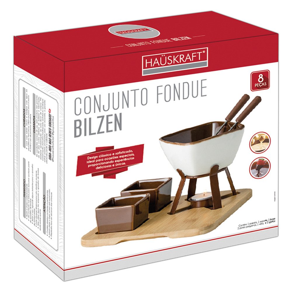 Conjunto Fondue Bilzen 8 Peças - Hauskraft
