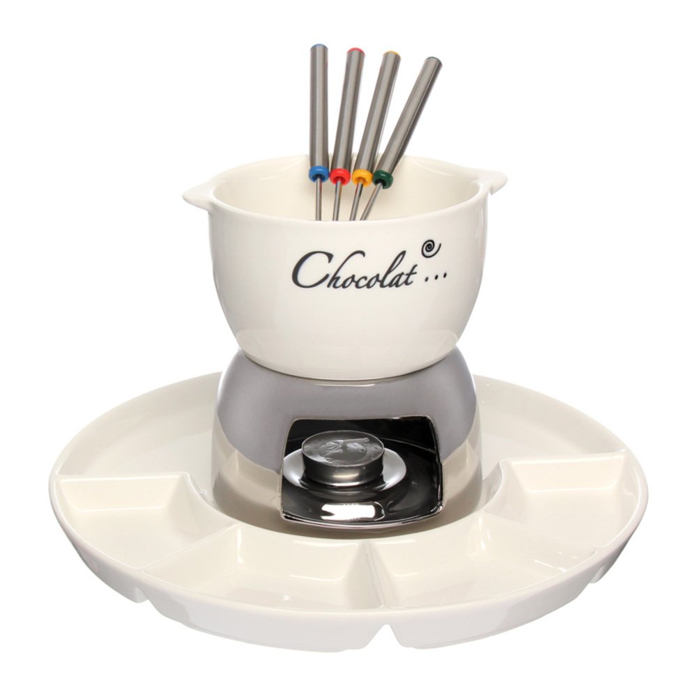Conjunto Fondue Charmy Branco 8 Peças - Hauskraft
