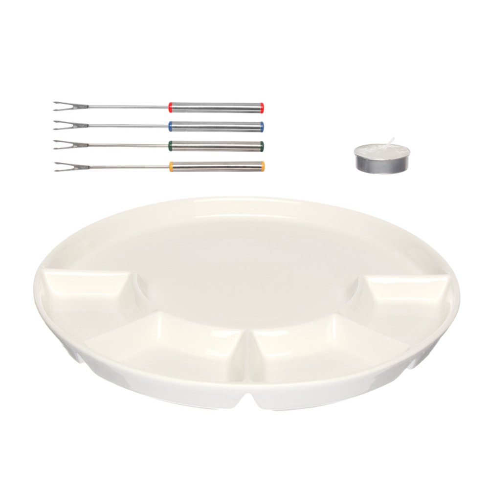Conjunto Fondue Charmy Branco 8 Peças - Hauskraft