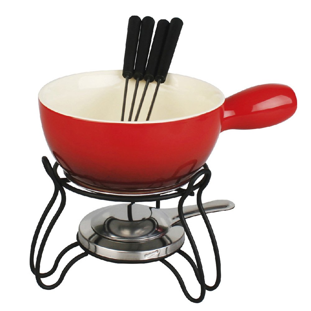 Conjunto Fondue Lausanne Vermelho 8 Peças - Hauskraft