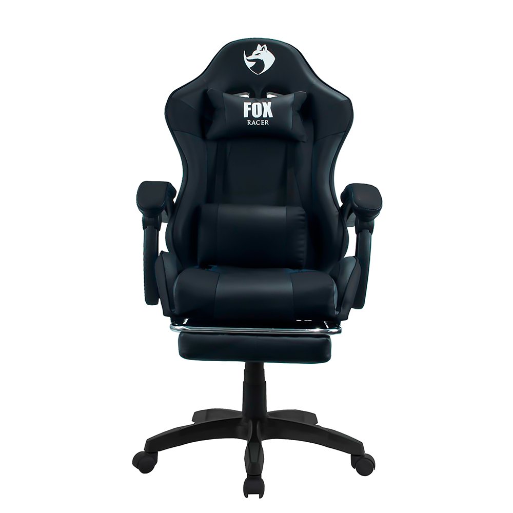 Cadeira Gamer Fox Racer Zerda com Apoio de Pes Preta - W20