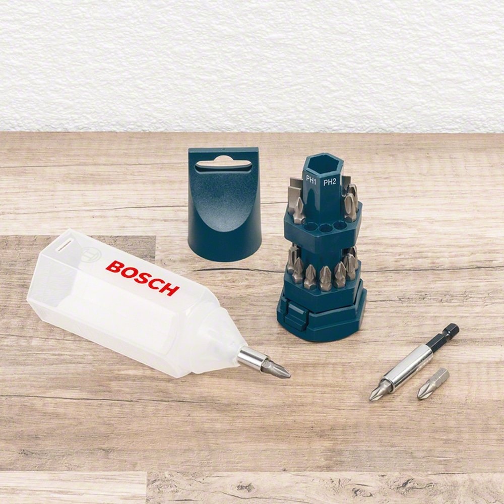 Jogo de Bits Bosch Big Bit para Parafusar - 25 Peças