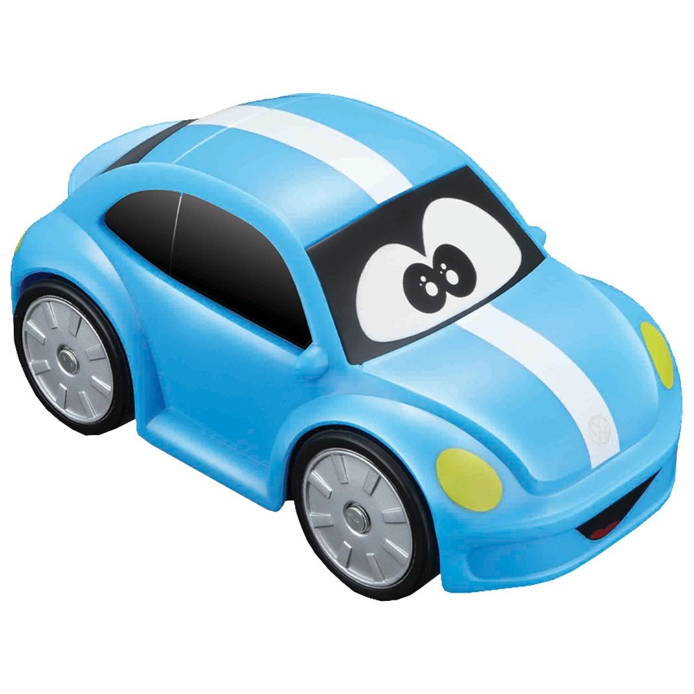Carrinho Volkswagen My 1ST Collection New Beetle Azul Burago Junior