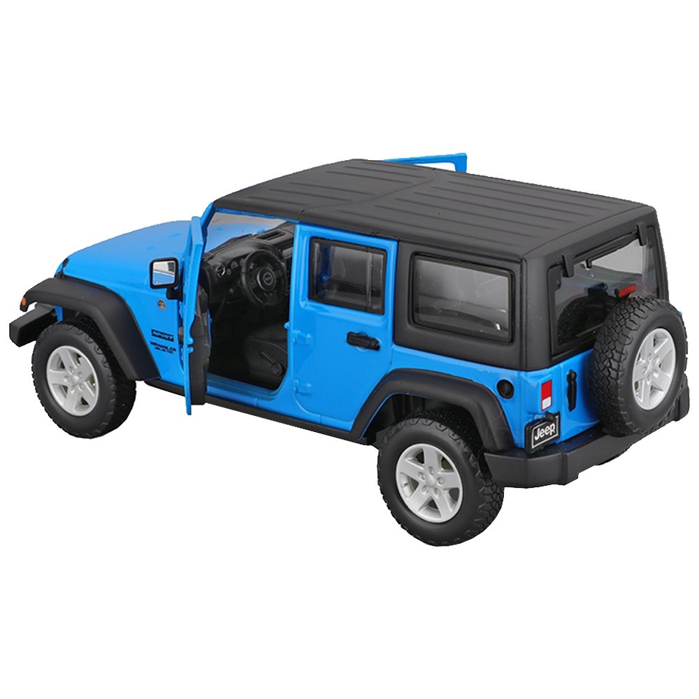 Carrinho Maisto 1:24 Jeep Wrangler Unlimited Azul