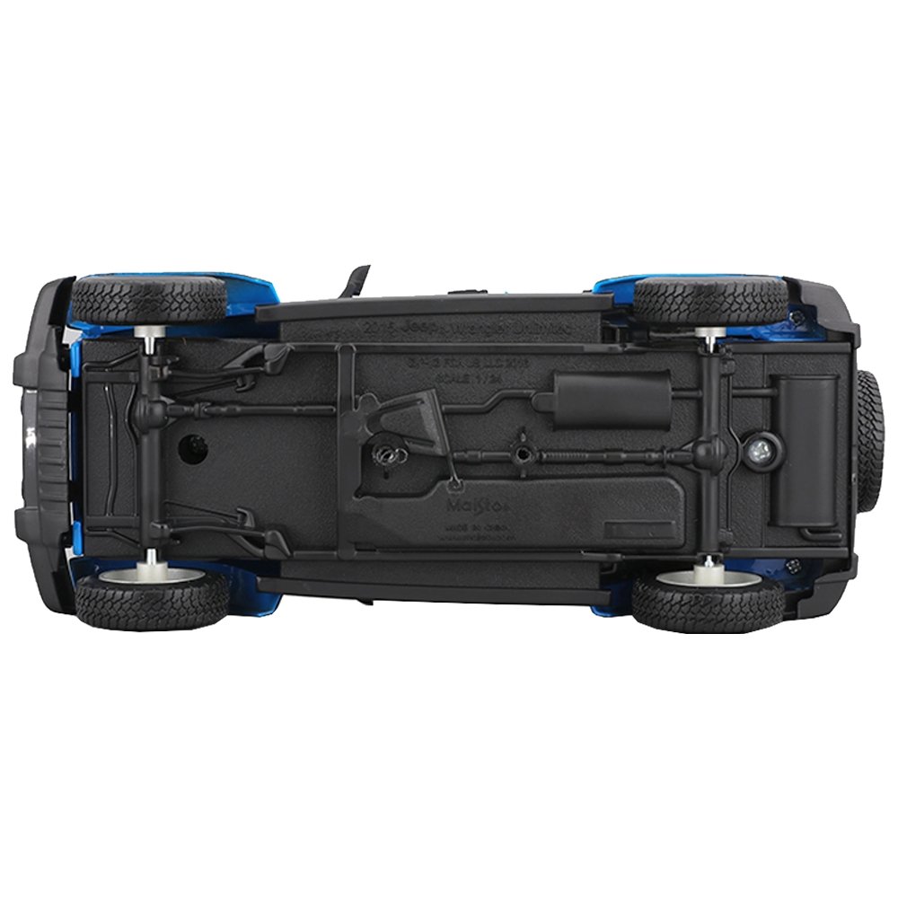 Carrinho Maisto 1:24 Jeep Wrangler Unlimited Azul