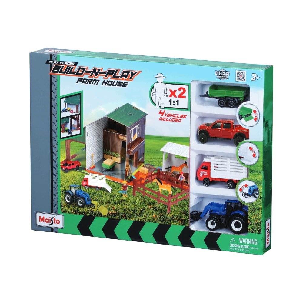 Maisto Mini Work Build/Play Farm House