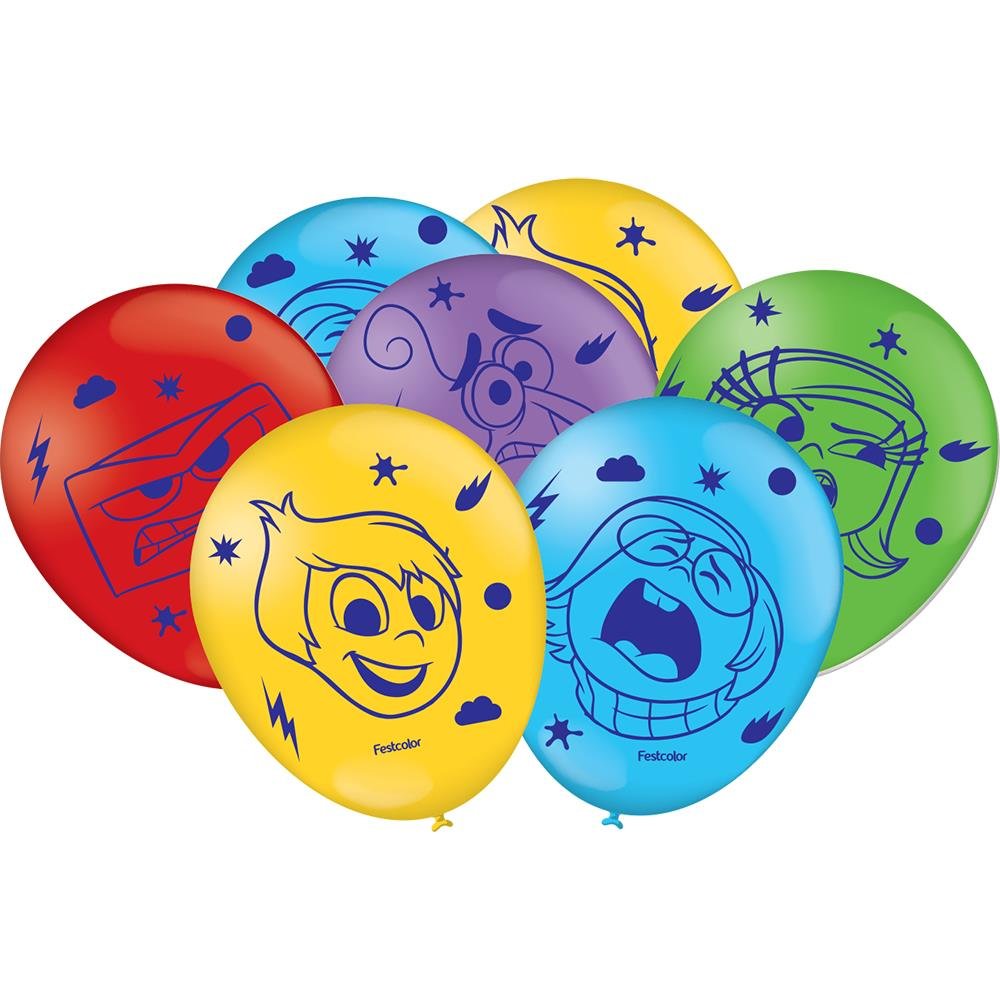 Balao Divertidamente - Embalagem com 25 unidades.