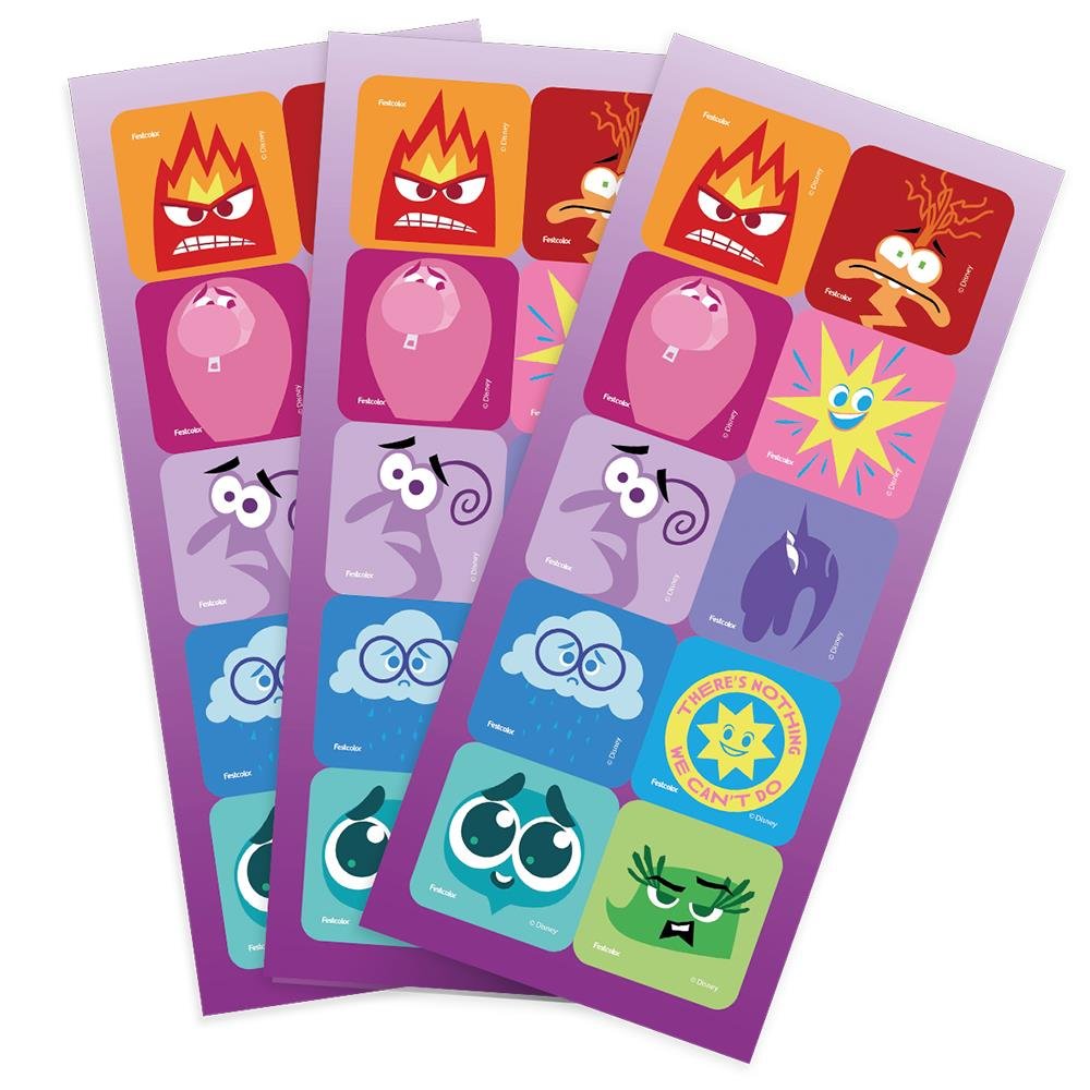 Adesivo Quadrado Divertidamente