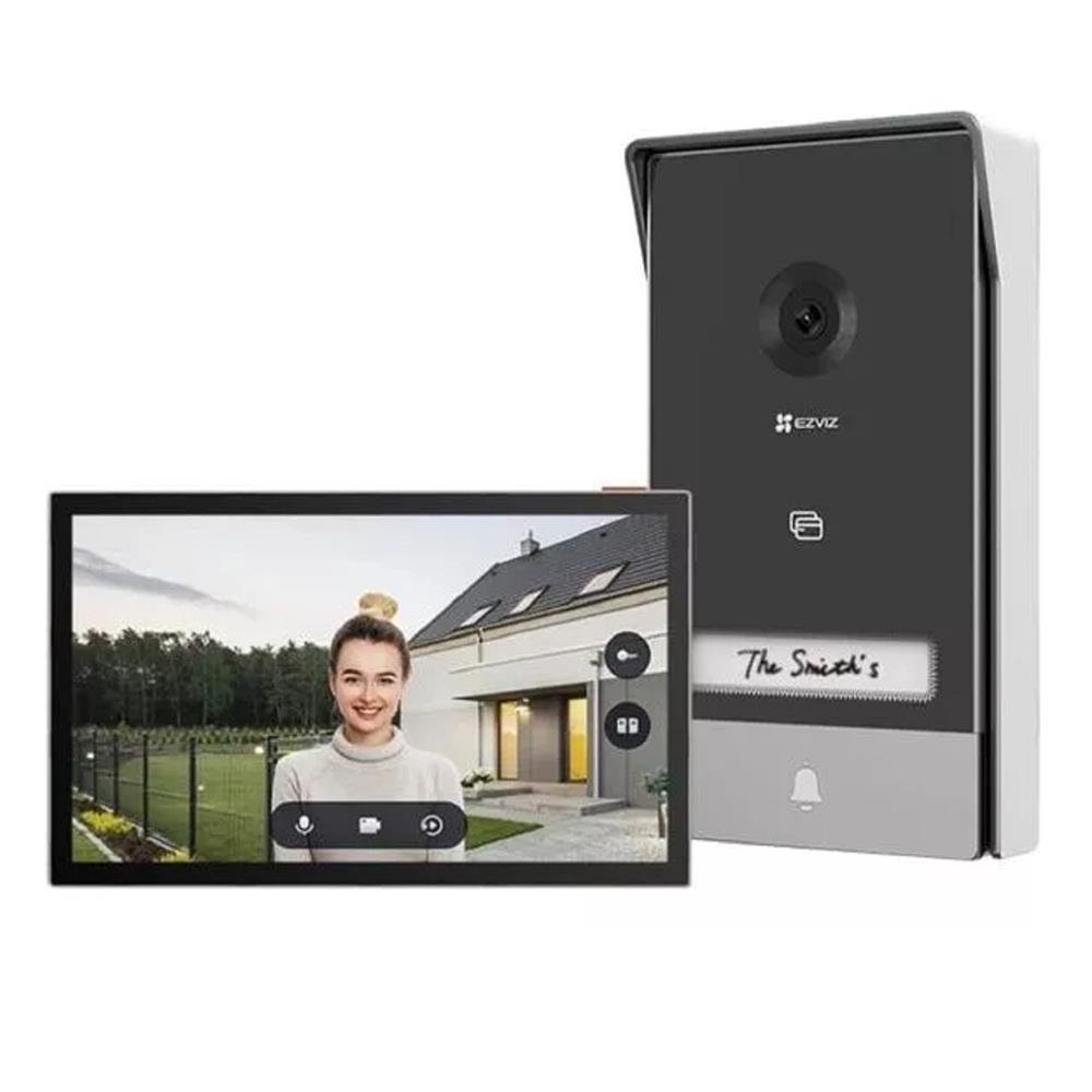 Video Porteiro Ezviz 318500161, Resolução 2048x1296, H.265/H.264, RFID
