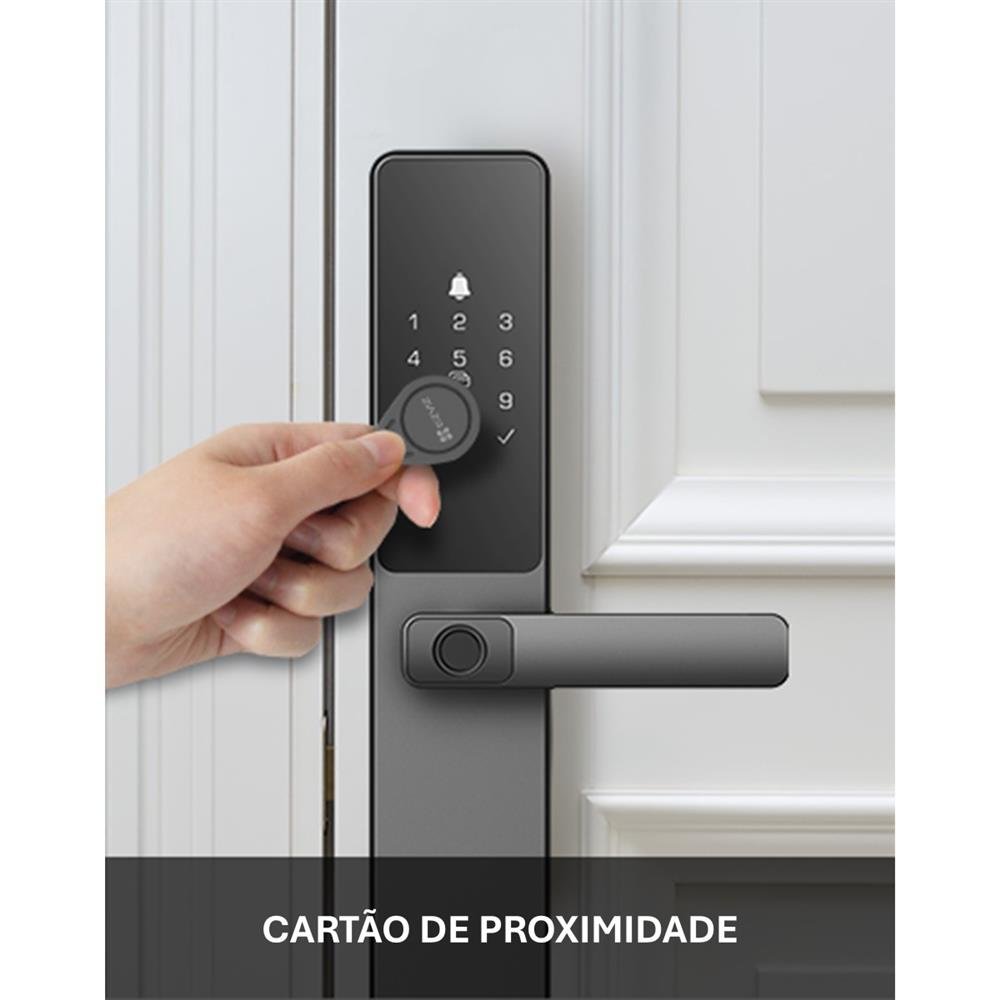 Fechadura Inteligente Ezviz Hikvision DL05 Wifi / Biometria / Tag / Senha / Chave