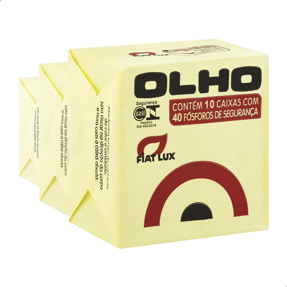 Kit De Fosforo Olho Fiat Lux 30 Caixas