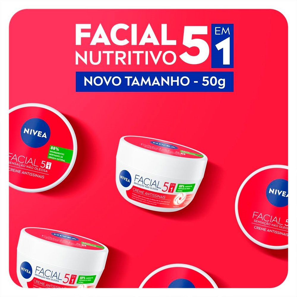 Creme Facial Nivea Antissinais 50g