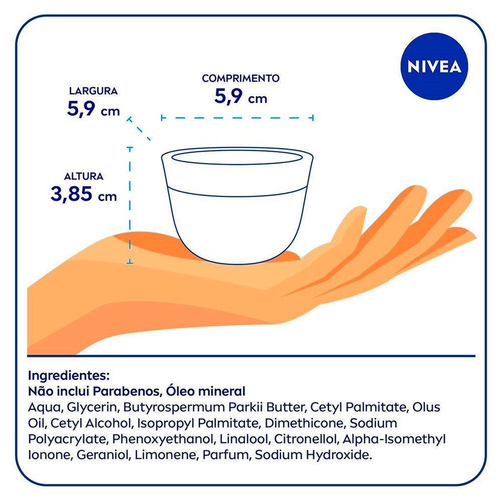 Creme Facial Nivea Nutritivo 50g