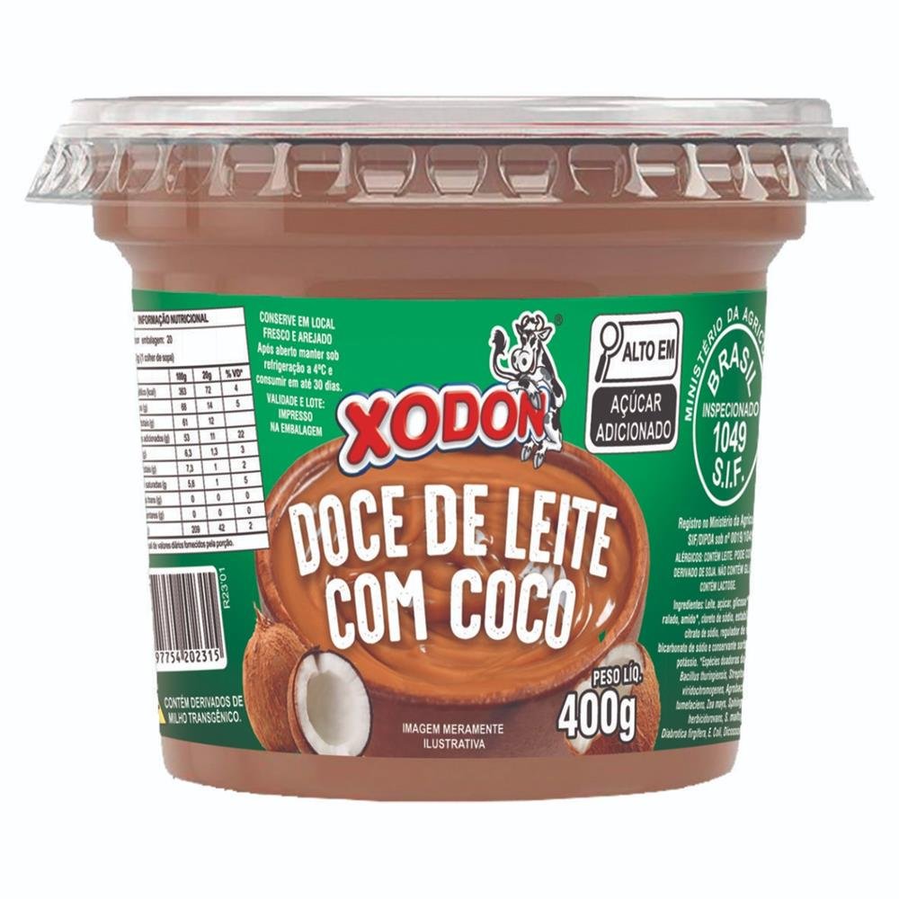 Doce de Leite com Coco 12/400g