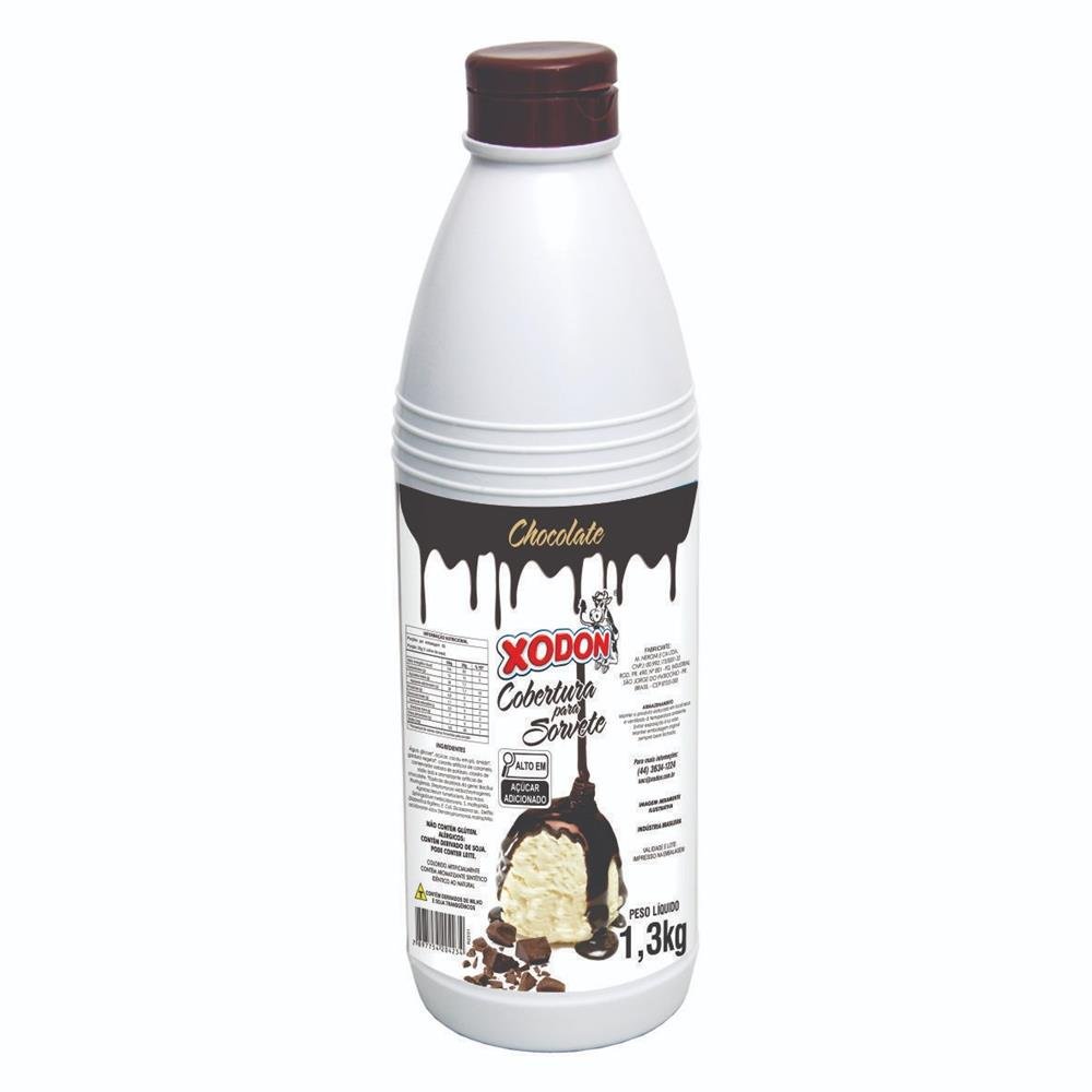 Calda para Sorvete Sabor Chocolate 12/1,300kg