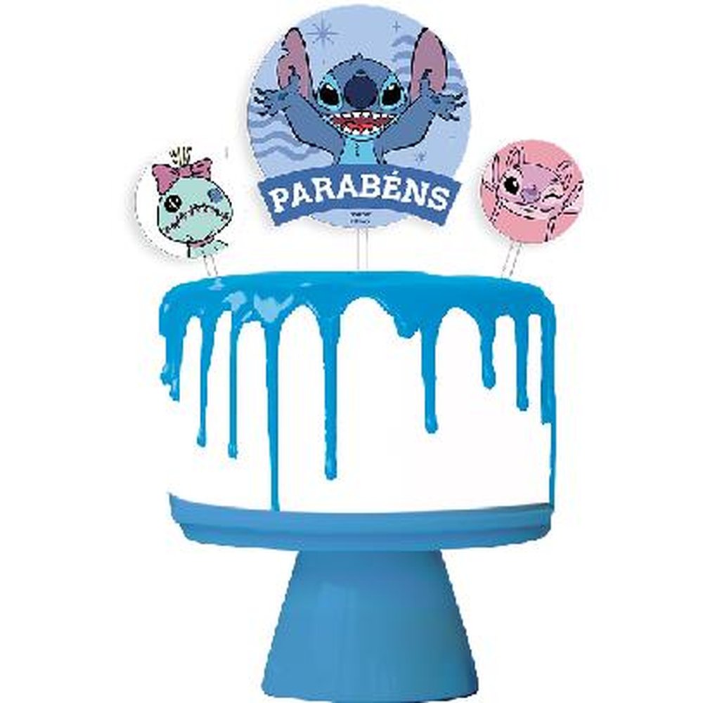 Kit Topo De Bolo Stitch