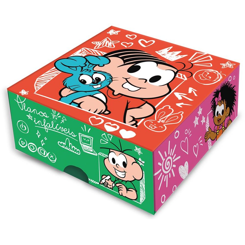 Caixa 4 Doces Turma Da Monica