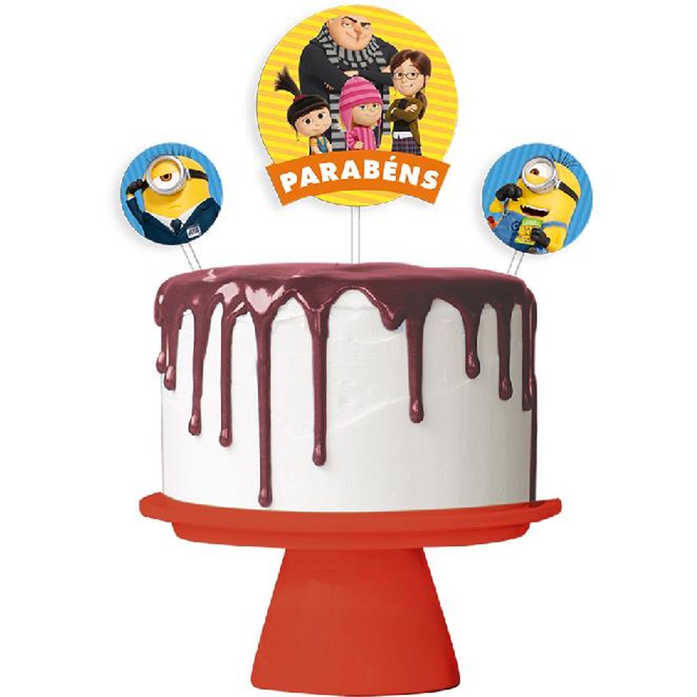 Kit Topo De Bolo Meu Malvado Favorito 4