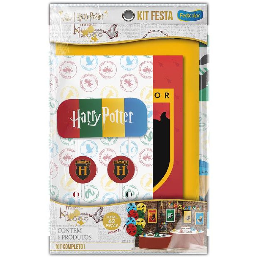 Kit Festa Harry Potter - Embalagem com 1 unidade.
