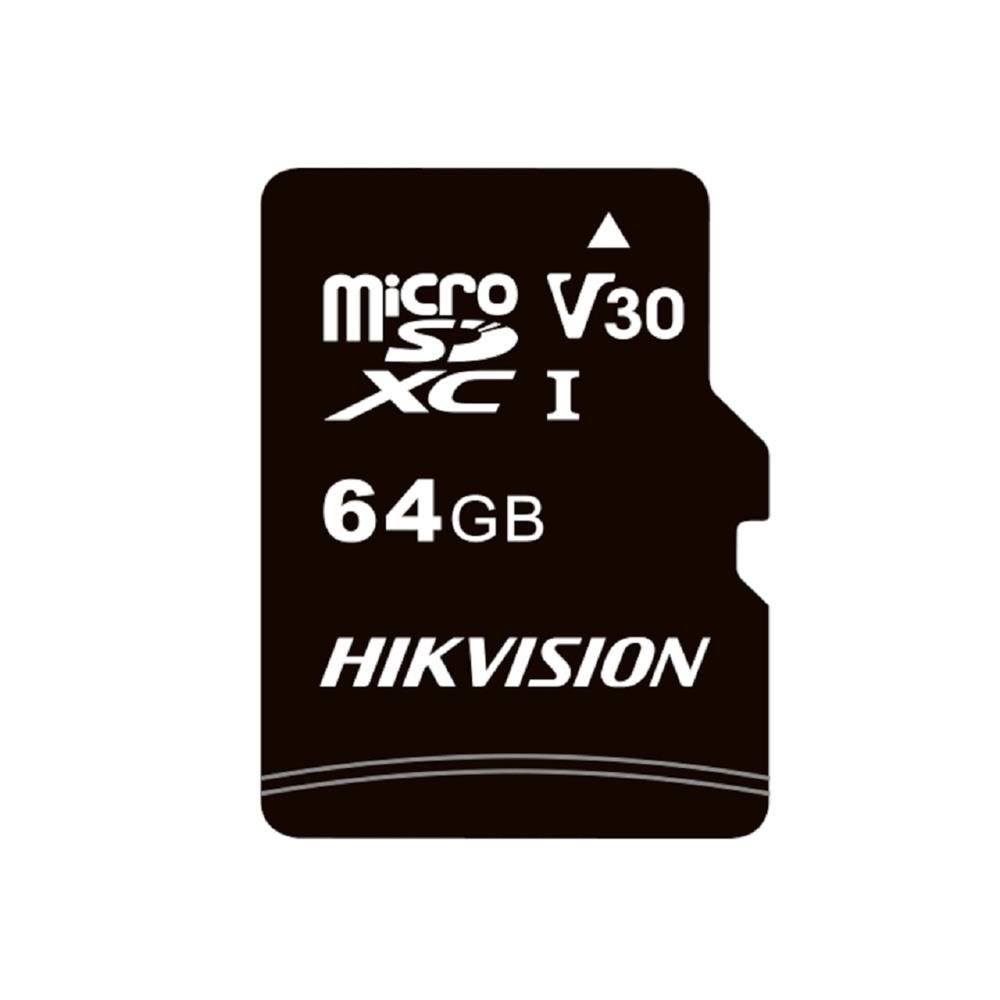 Cartão De Memória Hikvision Micro Sdxc I, 64Gb, V30, Com Adaptador