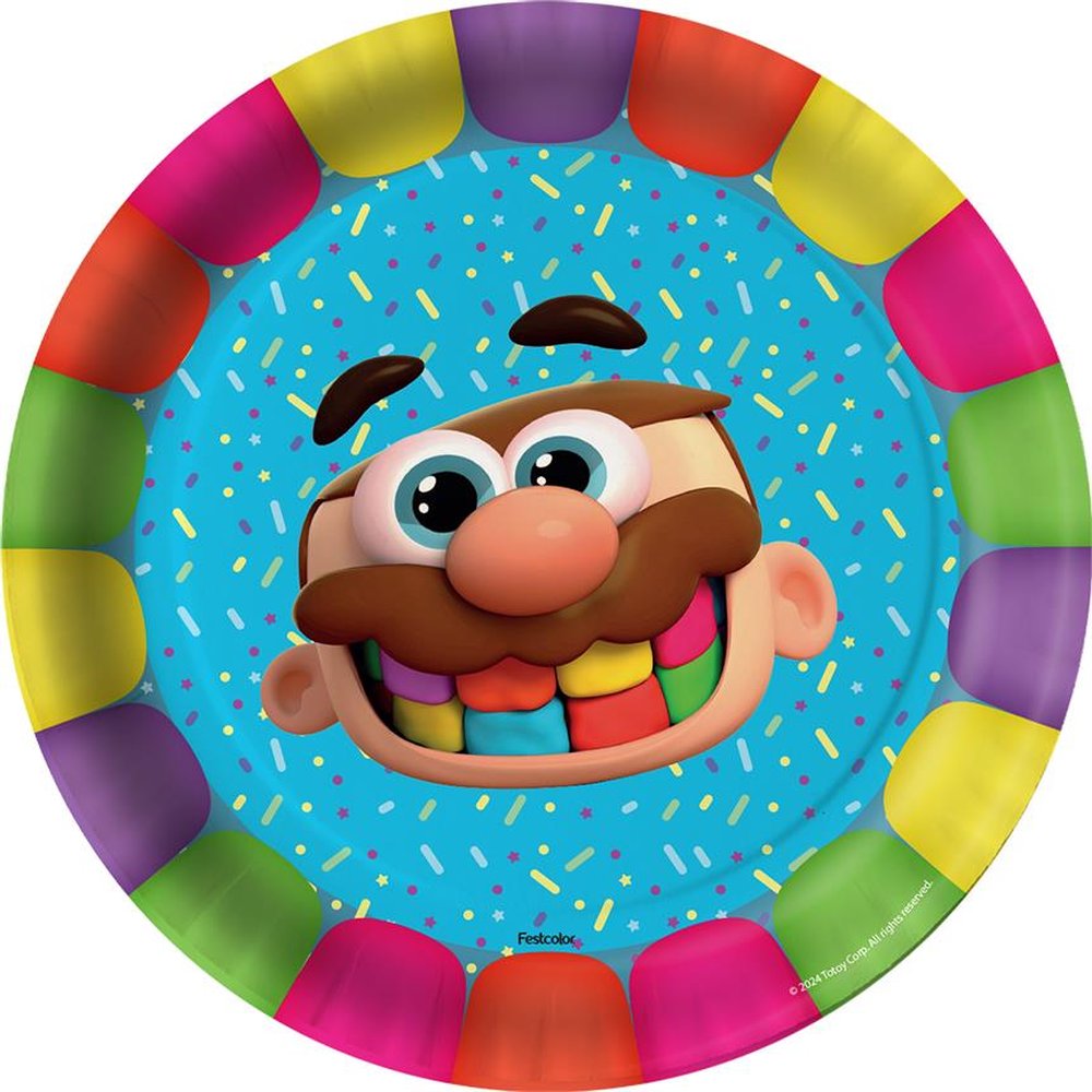 Prato Jose Comilao - Embalagem com 8 unidades.