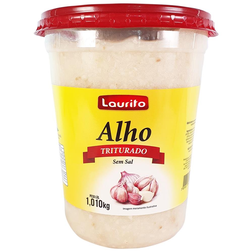 Alho Triturado 1,010 Kg Laurito Pote