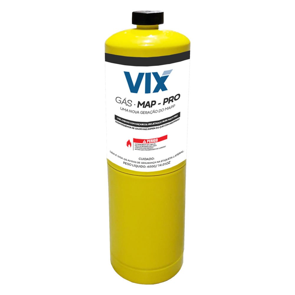 Refil Gás MAP PRO VIX 400g ¿ Para Maçarico Profissional