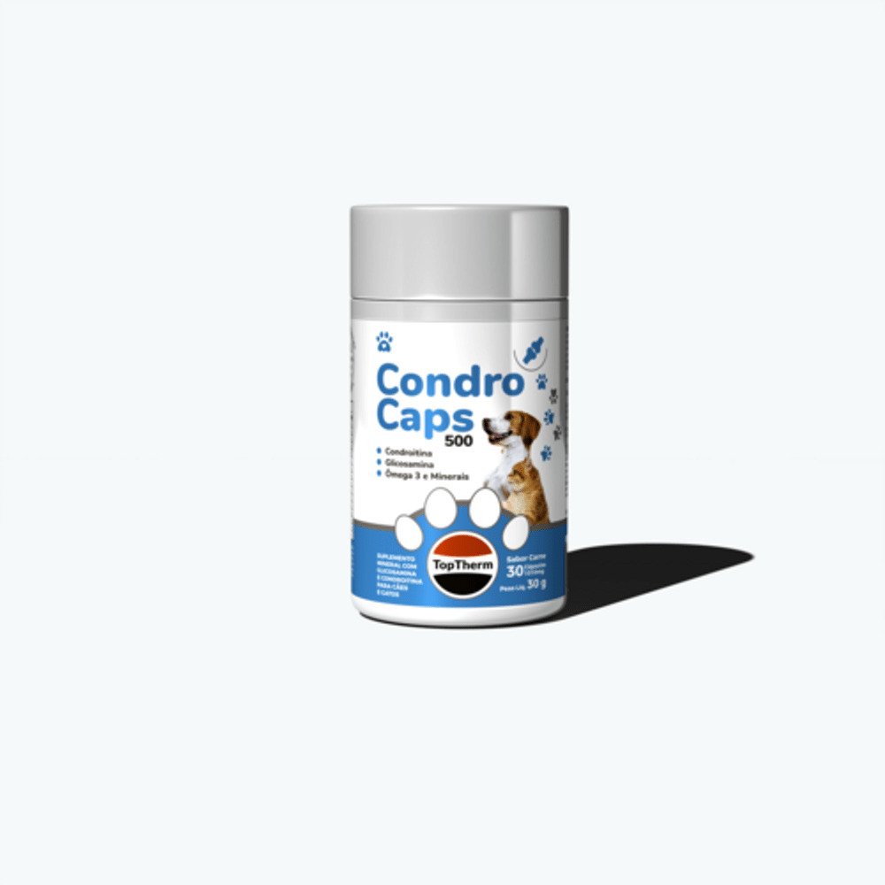 Suplemento Pet CondroCaps Linha PET 500 30 Capsulas TopTherm