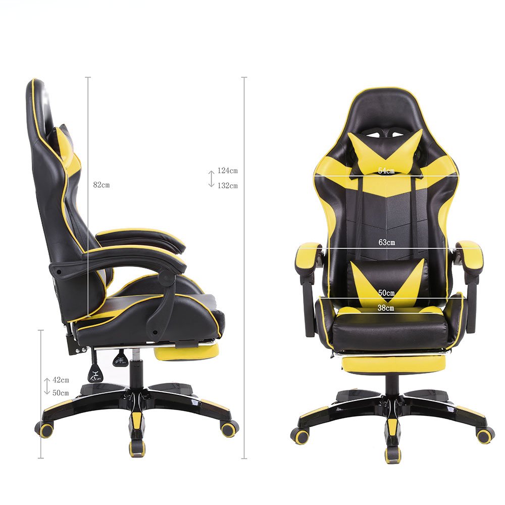 Cadeira Gamer Fortt Trieste Amarela - Cgf002-Am