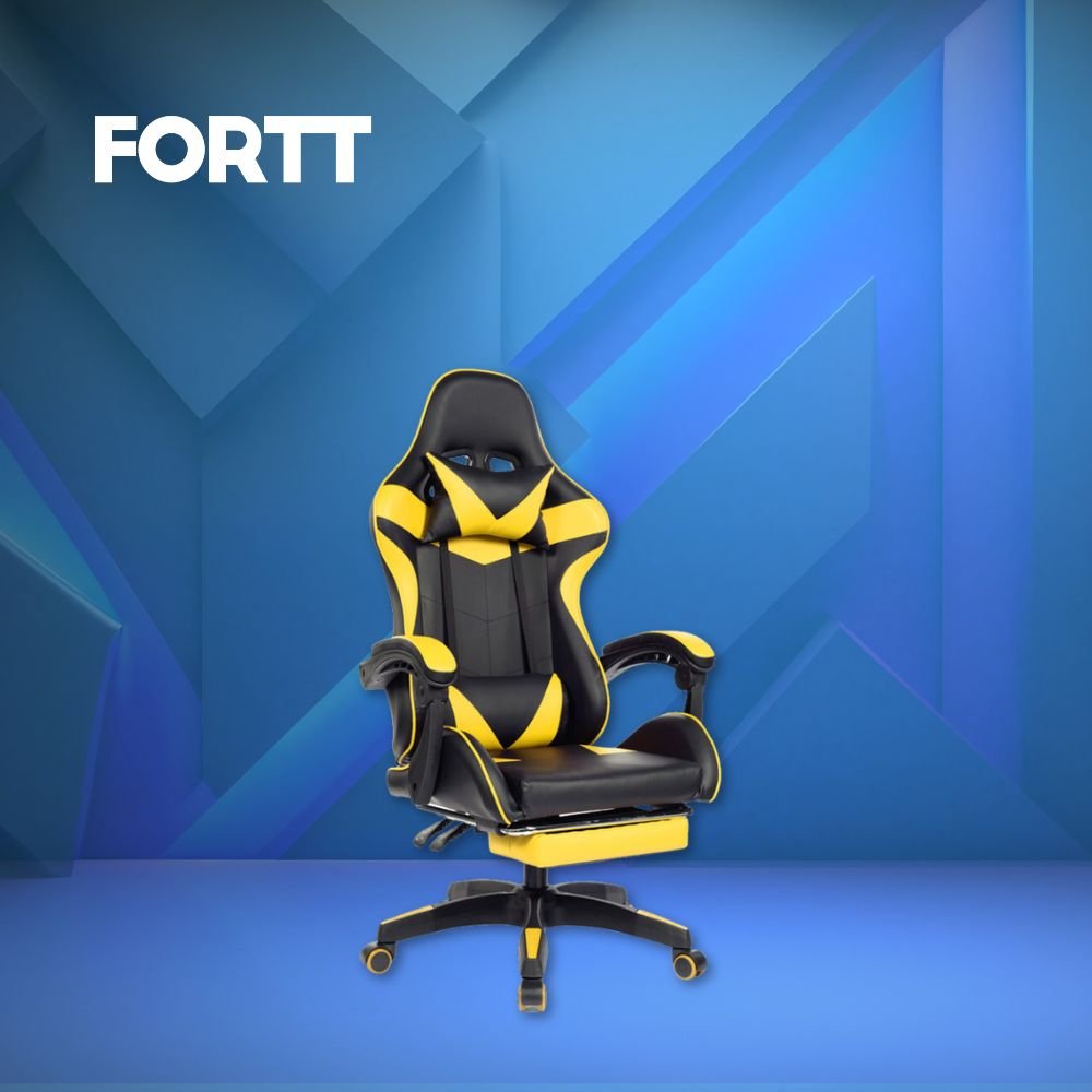 Cadeira Gamer Fortt Trieste Amarela - Cgf002-Am