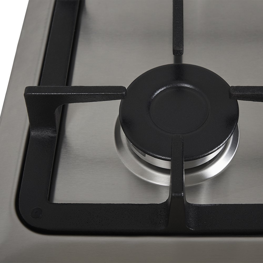 FOGAO COOKTOP GAS 5B FISCHER 23678 TRIPLA CHAMA INOX BIVOLT