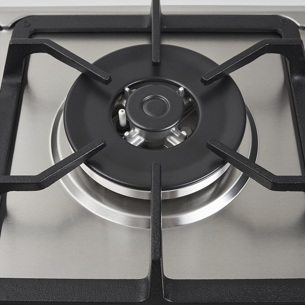 FOGAO COOKTOP GAS 5B FISCHER 23678 TRIPLA CHAMA INOX BIVOLT