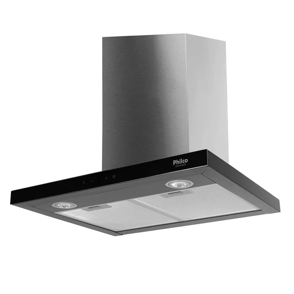 Coifa de Parede Philco 60cm Depurador e Exaustor Painel Touch Preto PCO60IP ¿ 127 Volts