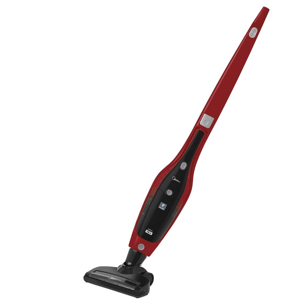 Aspirador de Pó Vertical Midea 2 em 1 Preto e Vinho VSB16B - Bivolt