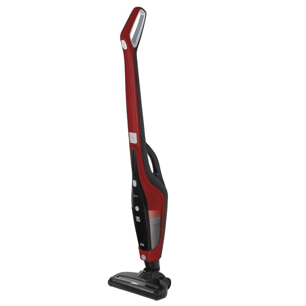 Aspirador de Pó Vertical Midea 2 em 1 Preto e Vinho VSB16B - Bivolt