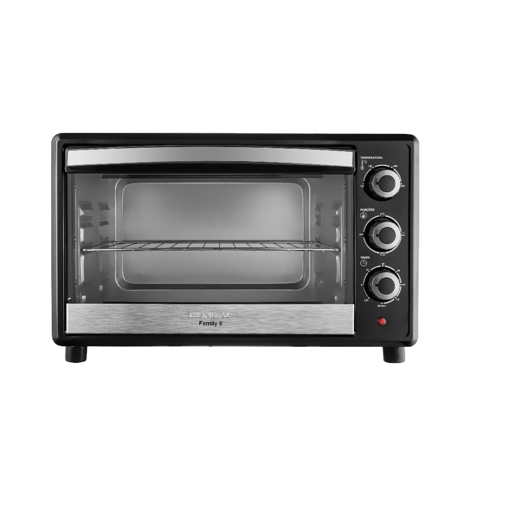 Forno Elétrico Mondial 42 Litros Family II Preto FR42 ¿ 220 Volts