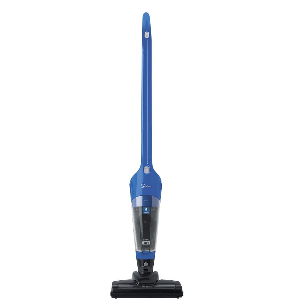 Aspirador de Pó Midea 2 em 1 Preto e Azul VSB15B - Bivolt