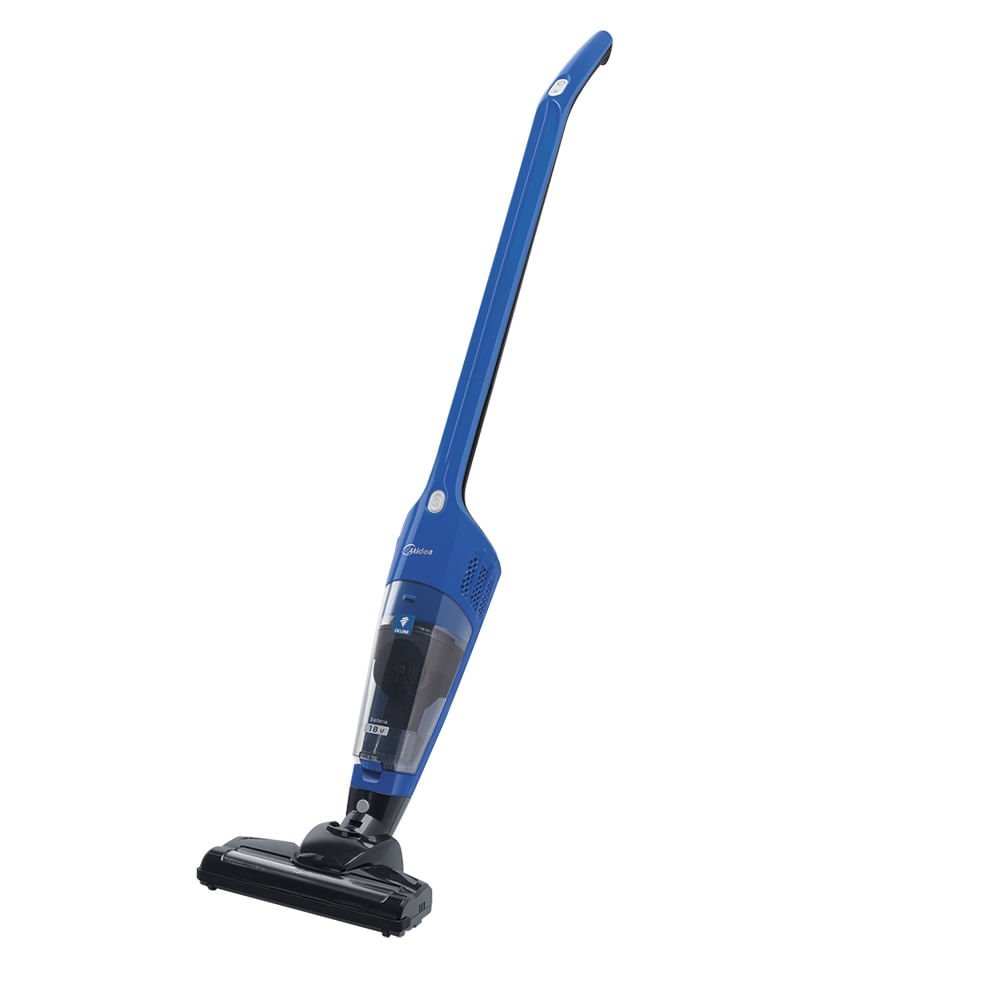 Aspirador de Pó Midea 2 em 1 Preto e Azul VSB15B - Bivolt