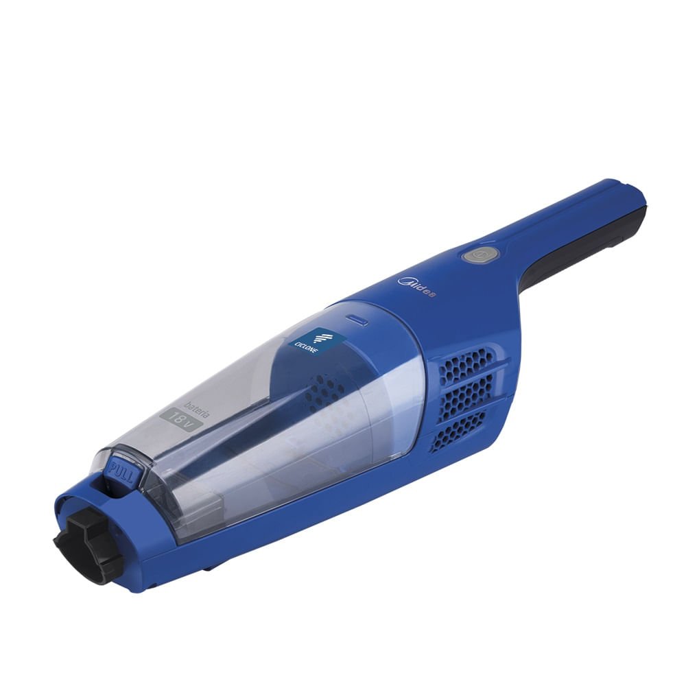 Aspirador de Pó Midea 2 em 1 Preto e Azul VSB15B - Bivolt