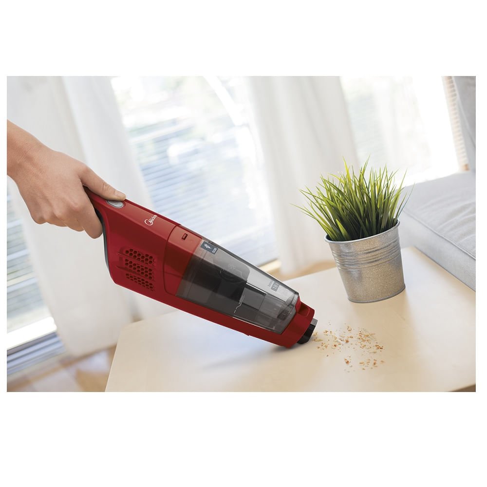 Aspirador de Pó Vertical Midea 2 em 1 Preto e Vermelho VSC15B - Bivolt