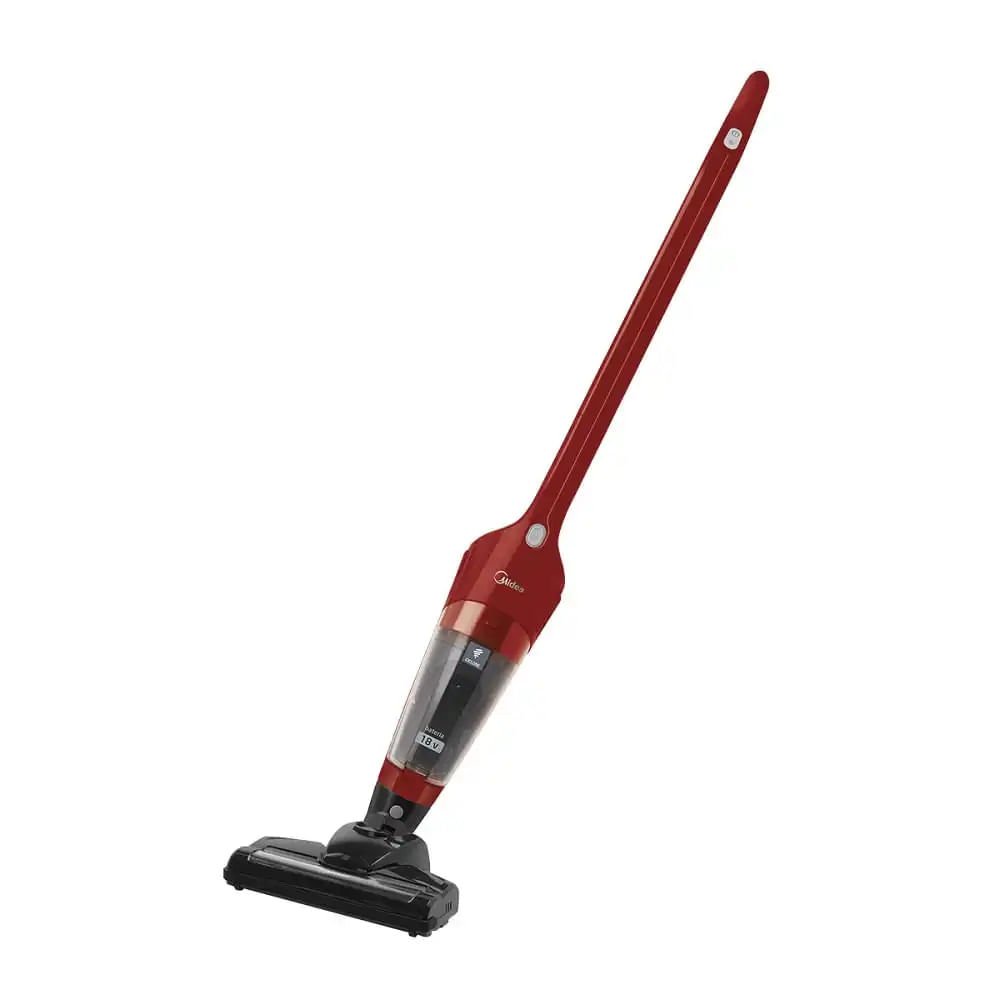 Aspirador de Pó Vertical Midea 2 em 1 Preto e Vermelho VSC15B - Bivolt
