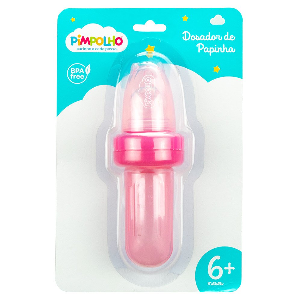 Kit Alimentador Infantil Feminino Pimpolho Com 6 Unidades.