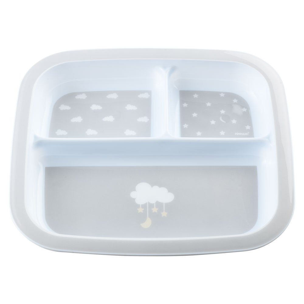 Kit Prato Infantil Com Divisoria Unissex Pimpolho Com 1 Unidade.