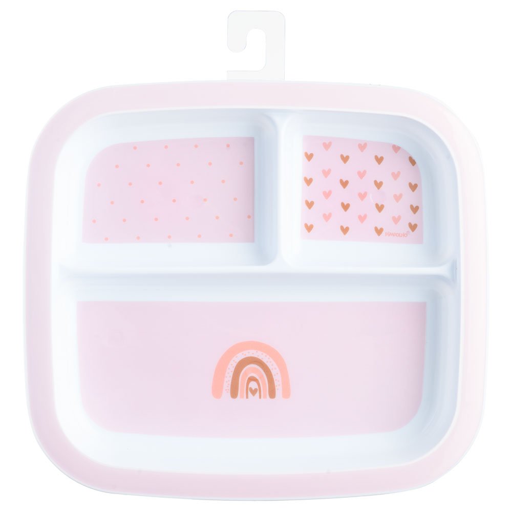Kit Prato Infantil Com Divisoria Feminino Pimpolho Com 1 Unidade.