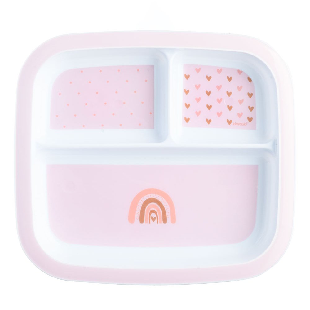 Kit Prato Infantil Com Divisoria Feminino Pimpolho Com 1 Unidade.