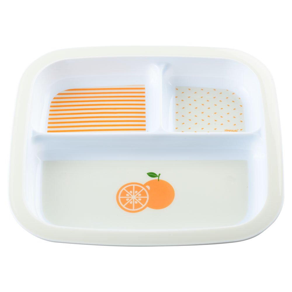 Kit Prato Infantil Com Divisoria Unissex Pimpolho Com 1 Unidade.