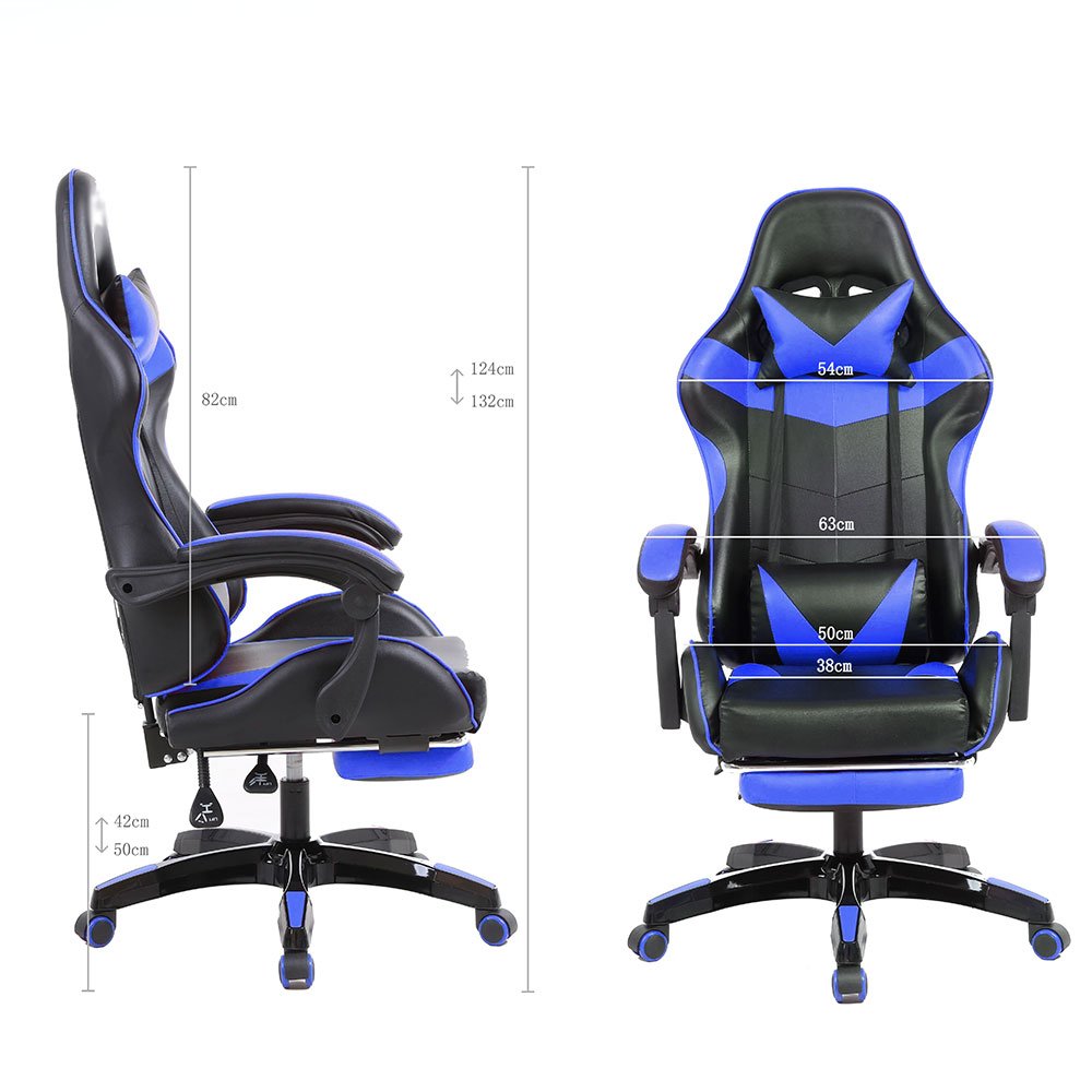 Cadeira Gamer Fortt Trieste Azul - Cgf002-A